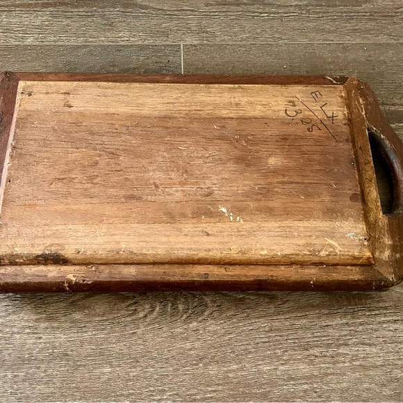 Carved Wooden Serving Tray Mexico - Picture 9 of 11